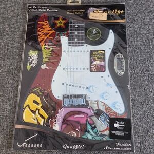 Fender Stratocaster FaceLift Graffiti Guitar Body Overlay Rockano Re-Wall NOS